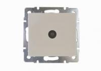 Механизм розетки проходной TV Рейн крем. LEZARD 703-0388-129