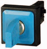 Переключатель с ключом, 2 положения , синий, без фиксации, Q25S1-BL - 046835 EATON