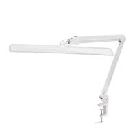Лампа настольная бестеневая на струбцине ECO light, 324 SMD LED с диммером, теплый/холодный цвет свечения, белая | 31-0410 Rexant