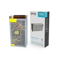 Блок питания (драйвер) для светодиодной ленты LED 12 В 150 Вт IP20 Basic Gauss - BT506