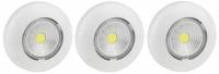 Светильник пушлайт (подсветка) 1хLED (COB) 3xAAA SB-502 Аврора белый (3 шт. в коробке) | Б0031041 ЭРА (Энергия света)