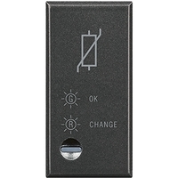 Разрядник однополюсный Axolute антрацит Leg BTC HS4536 Legrand