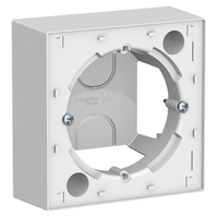 Коробка ATLASDESIGN для наружного монтажа белый - ATN000100 Schneider Electric