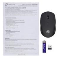 Мышь 565MW matt черн. оптическая 1600dpi беспроводная USB 3but ОКЛИК 1103658