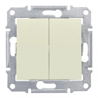 Выключатель 2-кл. СП Sedna 10А IP44 (сх. 5) 250В механизм беж. SchE SDN0300447 Schneider Electric