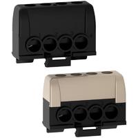 Шина P/P PRAGMA 4х16кв.мм винт. зажим черн./сер. до 63А SchE R9H13405P Schneider Electric