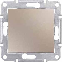 Переключатель проходной 1-кл. СП Sedna 10А IP20 (сх. 6) 250В титан SchE SDN0400168 Schneider Electric