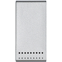 Кнопка (NO) 10А 2P с независ. контактами LivingLight алюм. Leg BTC NT4044N Legrand