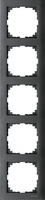 Рамка 5-м M-Pure антрацит SchE MTN4050-3614 Schneider Electric