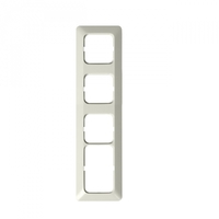 Рамка 4-постовая, 1 пост 2Schuko + 3 поста Schuko, серия Jussi, белый | 2524 2TKA000015G1 ABB