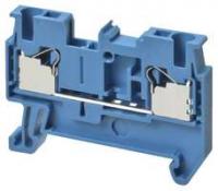 Клемма XW5TP25111BL Push-in Plus 2.5кв.мм 1п 2-х рядная 800В 24А гол. Omron 669968