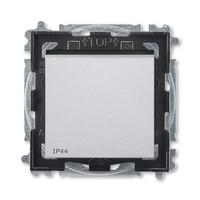 Переключатель перекрестный 1-кл. Levit IP44 серебр./дым. черн. ABB 2CHH597940A4070