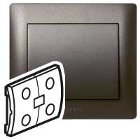 Выключатель IN ONE темная бронза Galea Life Legrand 771291