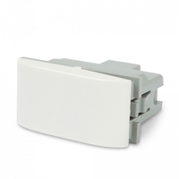 Выключатель 1-кл. 1мод. СП 10А M45/2-SW-WH 45х22.5мм бел. Hyperline 249956