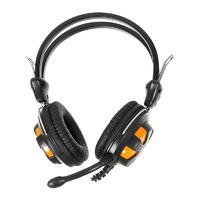 Наушники с микрофоном HS-28 оранж./черн. 2.2м накладные оголовье ORANGE BLACK A4TECH 567949