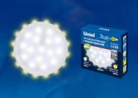 Лампа светодиодная LED-GX53-7W/4000K+3000K/GX53/PR PLB02WH 3000К призма торц. подсветка тепл. бел. свет картон Uniel UL-00006499