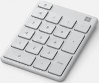 Блок числовой Number pad Monza бел. беспроводная BT slim 23O-00022 MICROSOFT 1488292