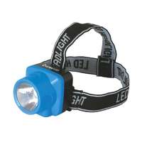 Фонарь налобный аккумуляторный LED 5374 (220В 1 режим; голуб.) Ultraflash 12427