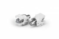 Вставка KJ1-RCA/WH-D-WH формата Keystone Jack с прох. адапт. RCA (бел.) D type ROHS бел. Hyperline 246975