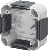 Коробка накладного монтажа ABB Variant+ с четырьмя вводами серый - 2CHN064540A4517