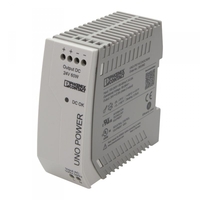 Источники питания UNO-PS/1AC/24DC/240Вт для уст. на несущ. рейку 24В DC/240Вт Phoenix Contact 2904372