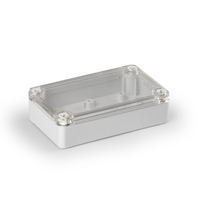 Cubo S 75 x 125 35 мм, 25 мм основание, глухая стенка, прозрачная крышка, ABS, IP 66/67 - SABP081304LT Ensto