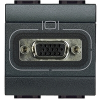 Разъем HD15 LivingLight антрацит Leg BTC L4282 Legrand
