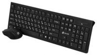 Комплект клавиатура+мышь Оклик 250M клавиатура черн. мышь USB беспроводная slim MK5301 997834