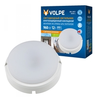 Светильник светодиодный ULW-Q214 12W/NW SENSOR IP65 WHITE Круг 12Вт 4000К 960лм d16см накладной промышлен. влагозащ. опал. рассеив. бел. Volpe UL-00003660 Uniel