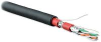 Кабель витая пара SFTP4-C7-S23-IN/OUT-LSZH/PVC-BK-500 (500м)S/FTP,к.7,4п(23AWG),одн(solid),вн./вне.,LSZH/PVC,-40°C-+75°C,черн. | 236299 Hyperline