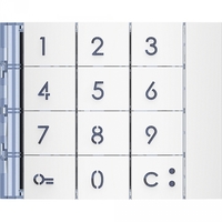 Лицевая панель для модуля с цифровой клавиатурой allwhite Legrand