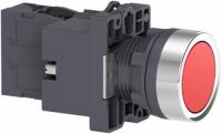 Кнопка со светодиодной подсветкой 220В красная 1НЗ - XA2EW34M2 Schneider Electric