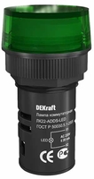 Арматура светосигнальная AD-22DS 220В LED ЛK-22 зел. DEKraft 25002DEK Schneider Electric