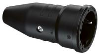 Розетка из массивной резины без крышки 16A, 2P+E, 250V, (черный) | 1169090 ABL Sursum