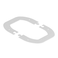 Стыковая рамка для колонны ISSDM45R 185x135x2 мм (сталь,белый) (WAGDM45) | 6290387 OBO Bettermann