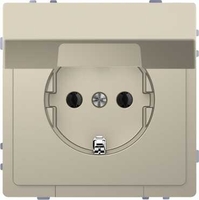 Розетка 1-м СП Merten D-Life 16А IP20 с заземл. крышкой SD сахара SchE MTN2310-6033 Schneider Electric