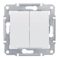 Выключатель 2-кл. СП Sedna 10А IP44 (сх. 5) 250В механизм бел. SchE SDN0300421 Schneider Electric