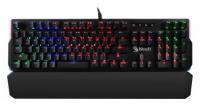 Клавиатура Bloody B885N механич. черн. USB for gamer LED подставка для запястий A4TECH 1193298