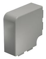 Крышка плоского угла кабельного канала WDK 60x130 мм (ПВХ,серый) (WDK HF60130GR) | 6022359 OBO Bettermann