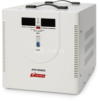Стабилизатор AVS 10000D ступенчатый регулятор цифровые индикаторы уровней напряжения 10000В.А 140-260В макс. входной ток 50А клеммная колодка IP-20 напольный 410ммх280ммх310мм 15.5кг POWERMAN 1000425528