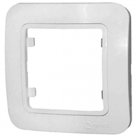 Рамка белая с вставкой - 18002701 Lillium Makel