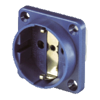 Розетка панельная 16А 2Р IP20 - 11511 Mennekes