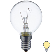 Лампа накаливания Osram шар E14 40 Вт прозрачная свет тёплый белый