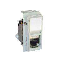 Розетка компьютерная 1мод. Living Now RJ45 кат.6A UTP бел. Leg BTC KW4279C6A Legrand