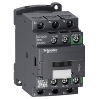 КОНТАКТОР D 3P AC3 440В 9A, КАТУШКА УПР. 24-60В AC/DC, ЗАЖИМ ПОД ВИНТ | LC1D09BNE Schneider Electric