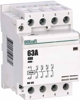 Контактор модульный 4НО 40А 230В МК-103 | 18081DEK DEKraft Schneider Electric