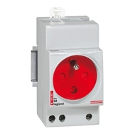 Розетка на DIN-рейку 2К+3 с ключом Leg 004282 Legrand