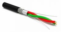 Кабель PB-S-PVC для шины ProfiBus DP/PA 1х2х22 AWG (0.64мм) однопров. жилы (solid) SF/UTP внутр./внеш. прокл.; PVC (UV) (-40град.C - +70град.C) черн. аналог Belden 3079A Hyperline 26216