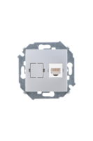 Розетка компьютерная СП Simon15 RJ45 кат.5E Systimax механизм алюм. Simon 1591598-033