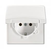 Розетка SCHUKO, 20 EUGK-34-101, с крышкой, Allwetter44, IP44, альп. белый, уплотн. кольцо в комплекте, 16А, 250В. | 2064-0-0289 2CKA002064A0289 A ABB